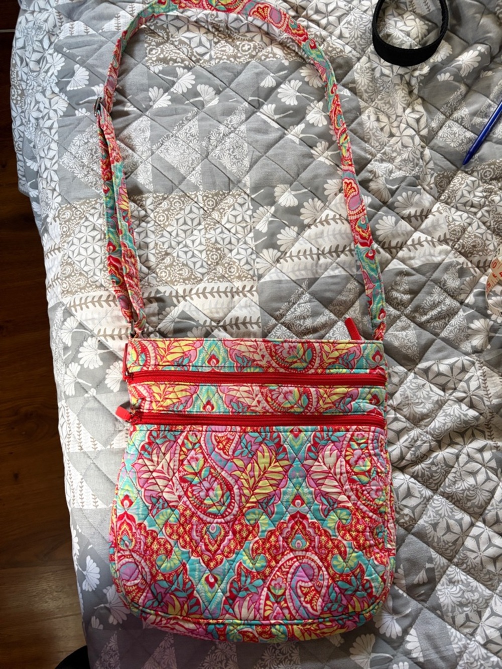 Vera Bradley Paisley in Paradise” Hipster/ Crossbody Bag